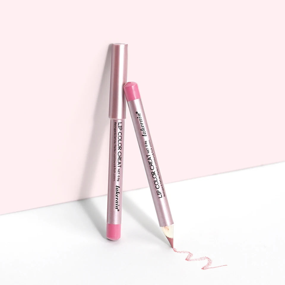 Matte Lip Liner and Waterproof Lip Contour Pencil for Defining Shapes Daily