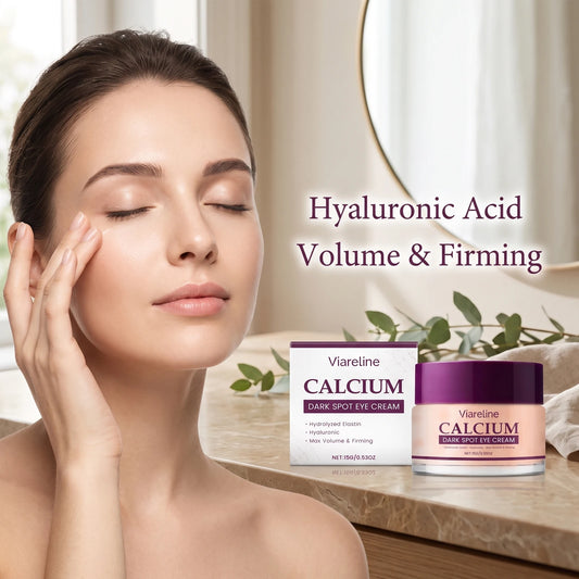 Calcium Eye Cream and Dark Circle Repair Treatment for Tired Eyes and Fine Lines