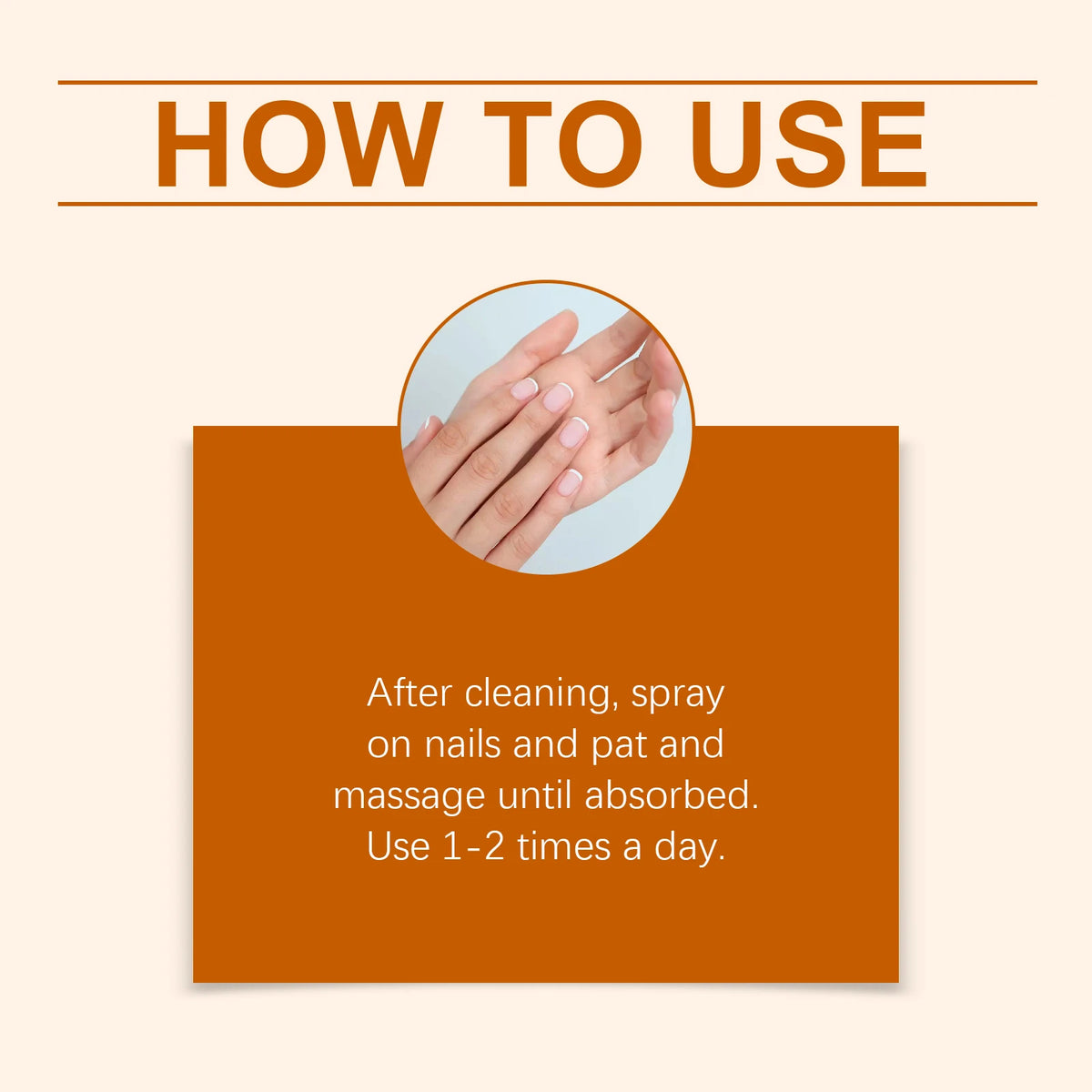 Bee Venom Nail Spray and Fungus Treatment for Restoring Damaged and Brittle Nails