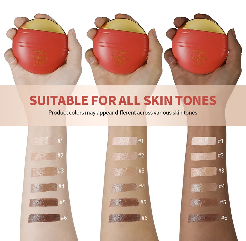 Skin Tint Foundation and Liquid Makeup Base for Daily Radiant Complexion
