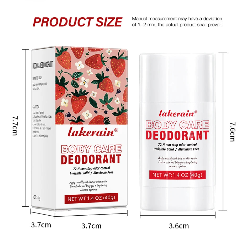 Body Care Deodorant and Full Body Odor Control Balm for Daily Freshness