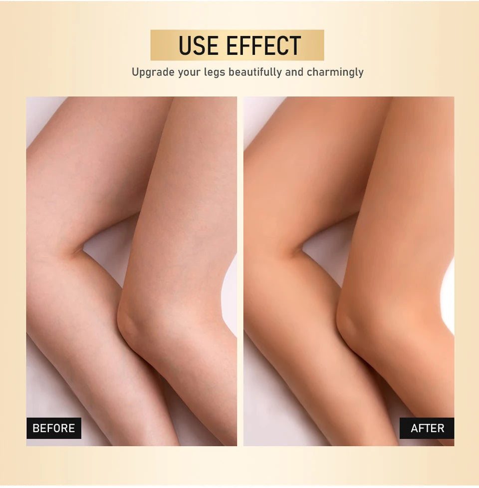 Leg Makeup and Body Concealer for Flawless Even Skin Tone on Legs and Feet