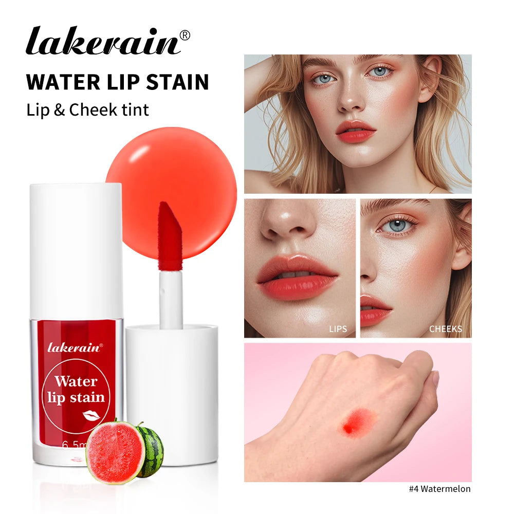 Water Lip Stain and Liquid Blush for Natural Daily Makeup and Hydrated Look - 2