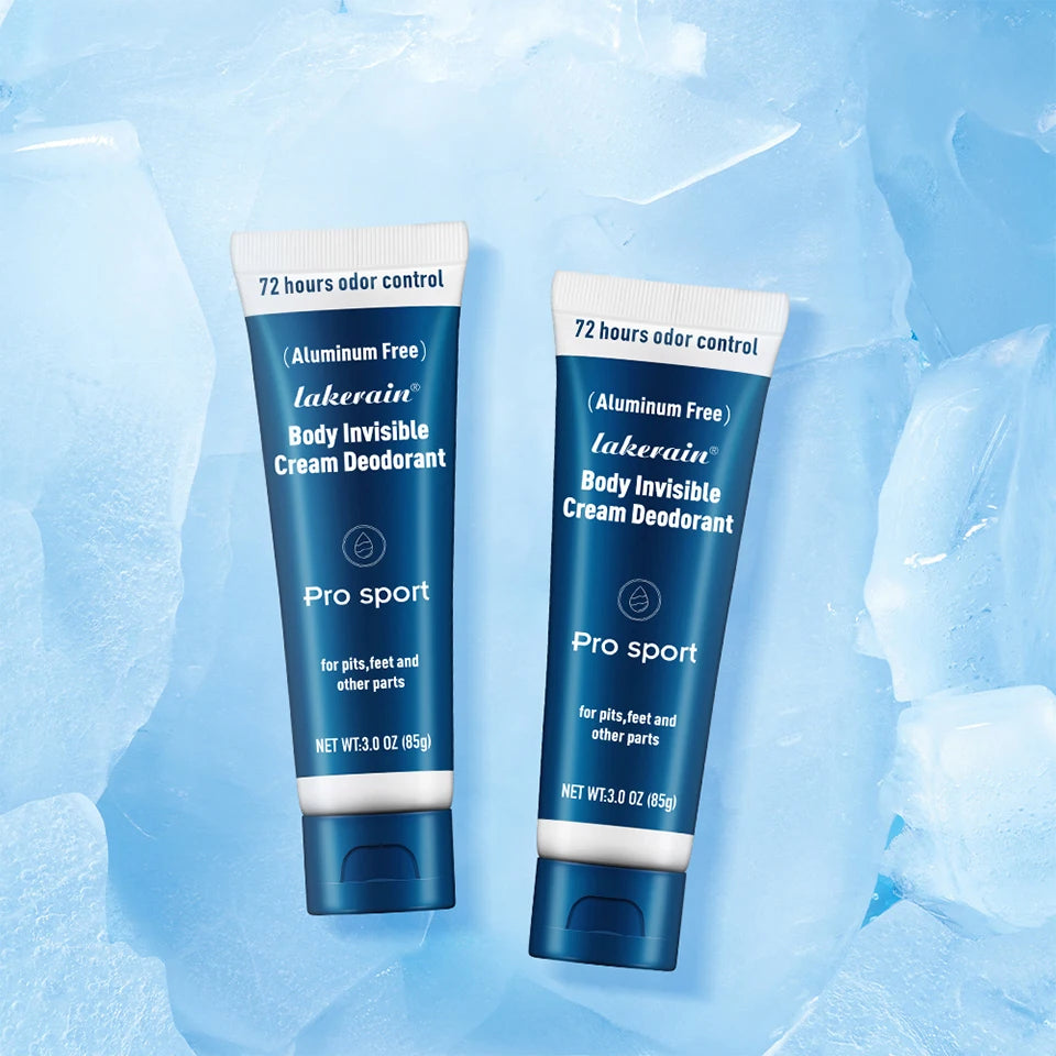 Body Invisible Cream Deodorant and Natural Antiperspirant for Daily Hygiene