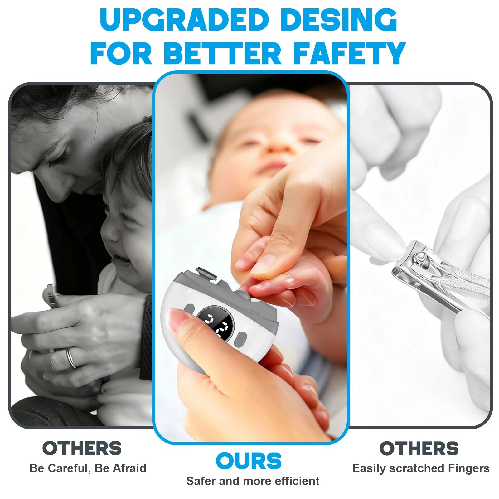 Electric Nail Clipper and Automatic Nail Trimmer for Seniors Adults and Babies - 6