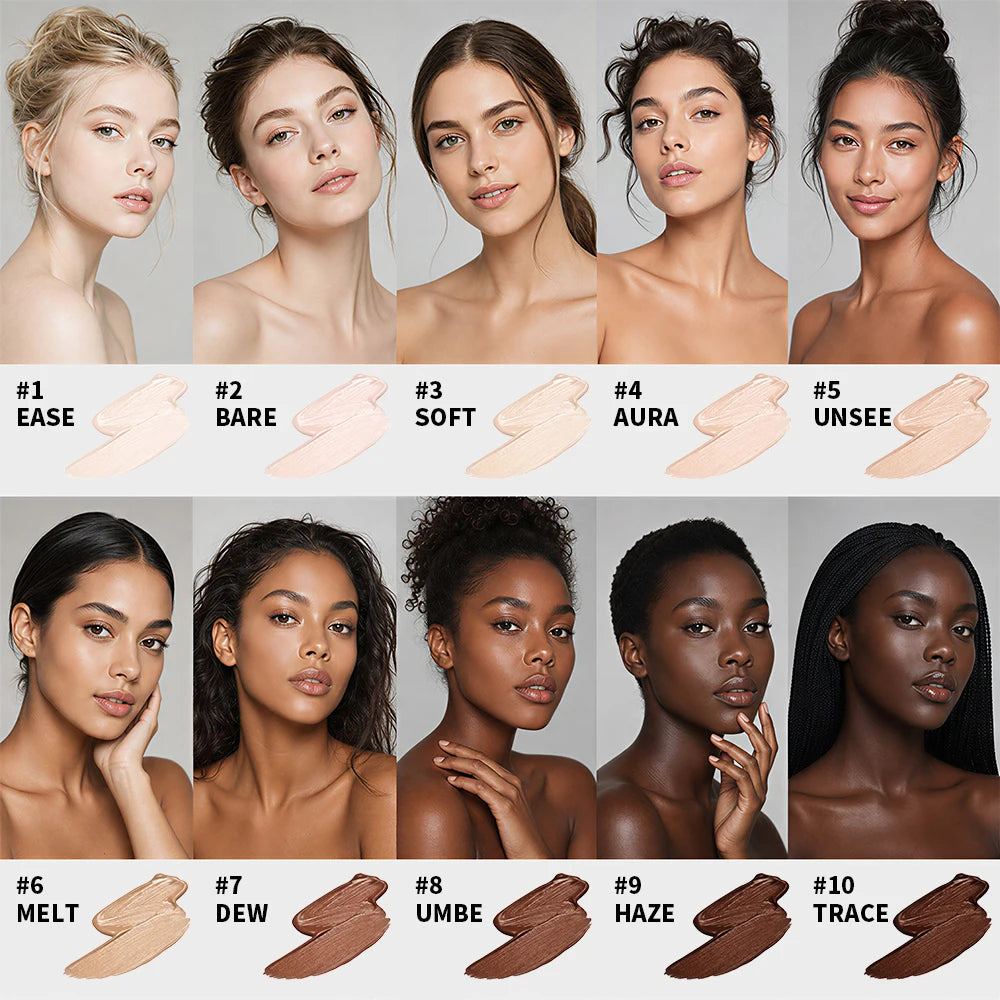 PDRN Collagen Tinted Moisturizer and Radiant Skin Foundation for Daily Glow Makeup