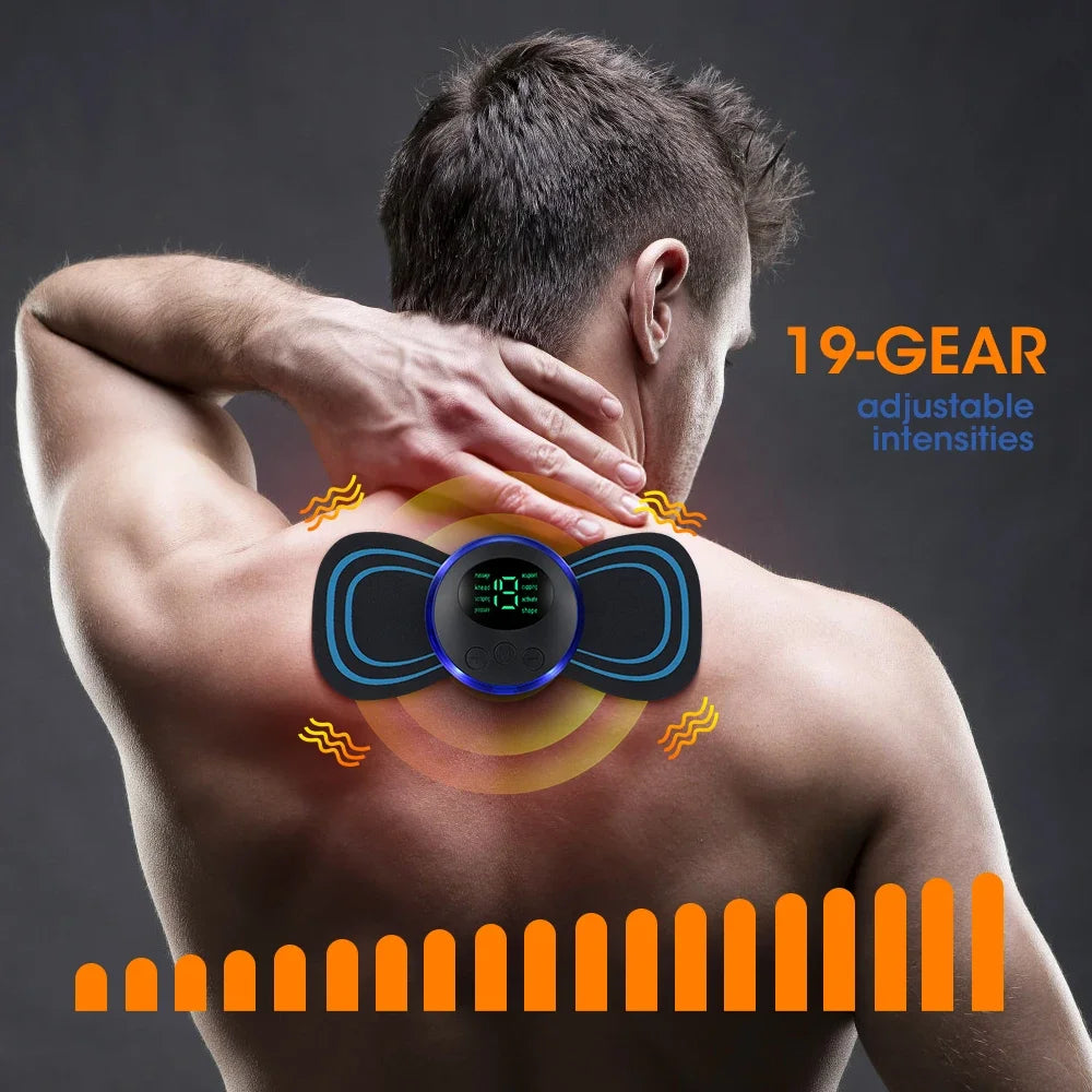 Electric Neck Massager and Body Relaxation Patch for Daily Fatigue Relief