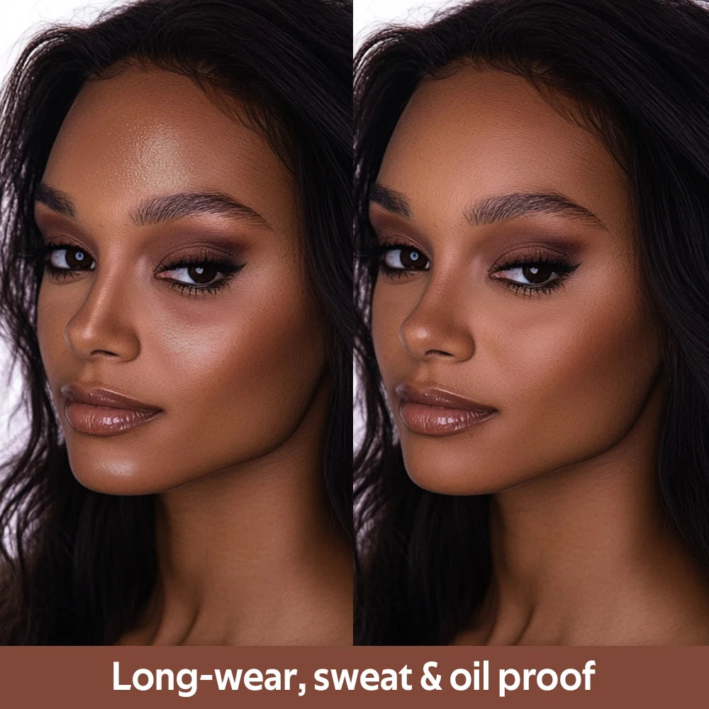 Matte Bronzer and Face Contour Powder for Sculpted Cheeks and Smooth Finish - 26