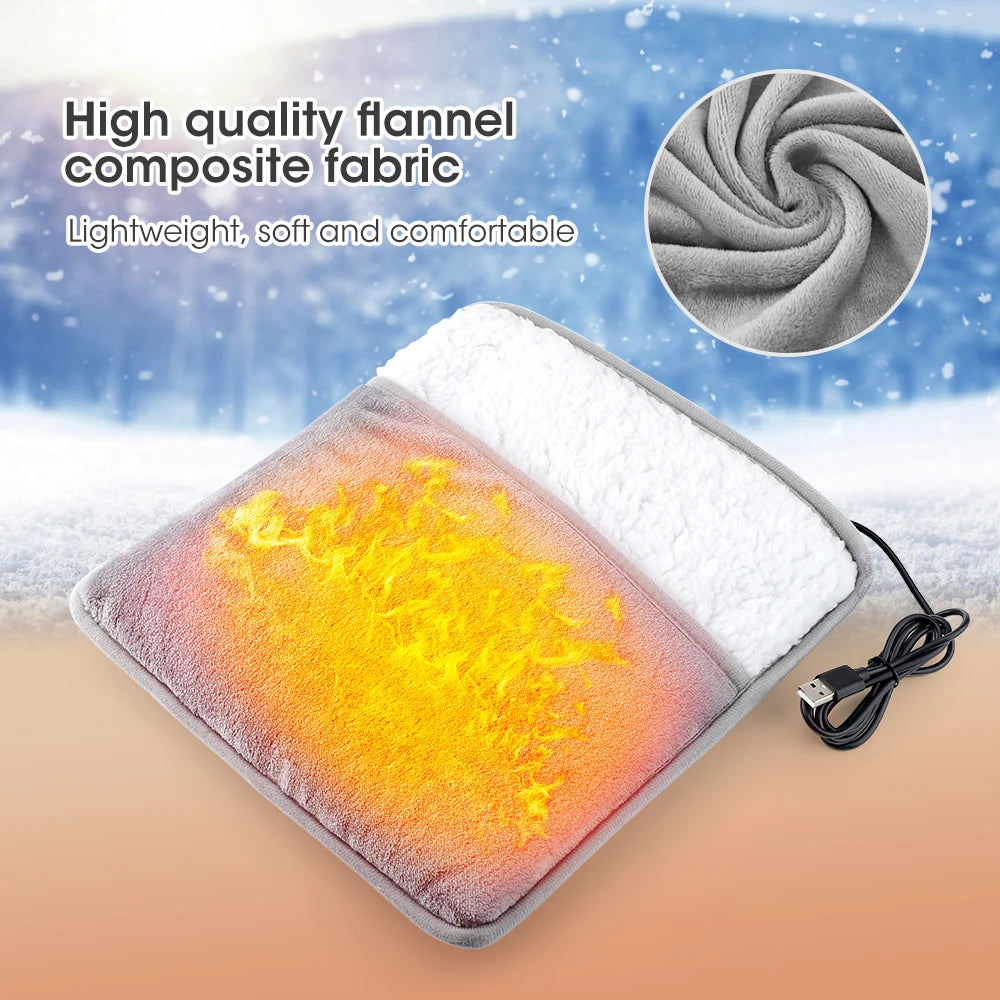 Foot Warmer and Electric Heating Pad for Office or Home Winter Comfort - 29
