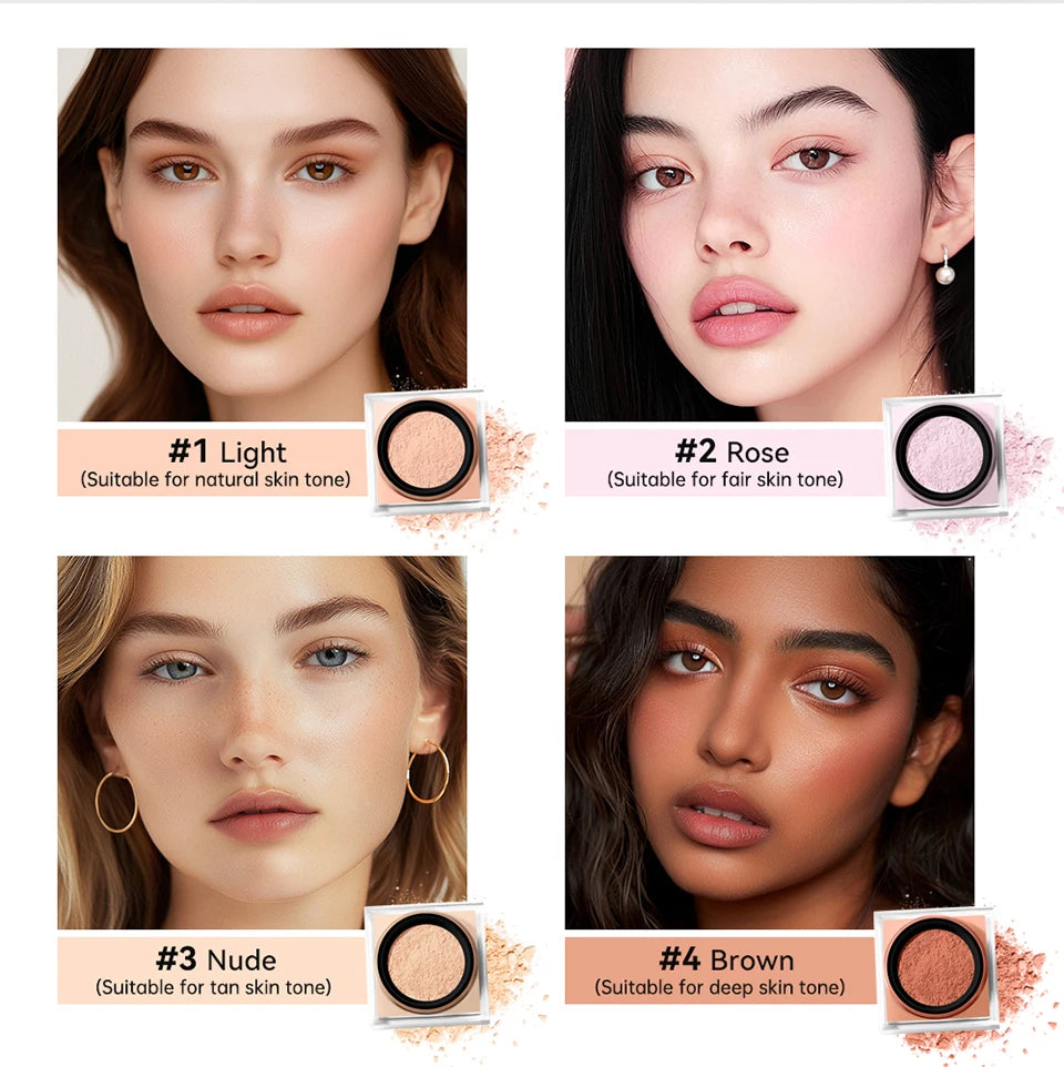 Loose Setting Powder and Finishing Makeup Translucent Powder for Flawless Skin - 10