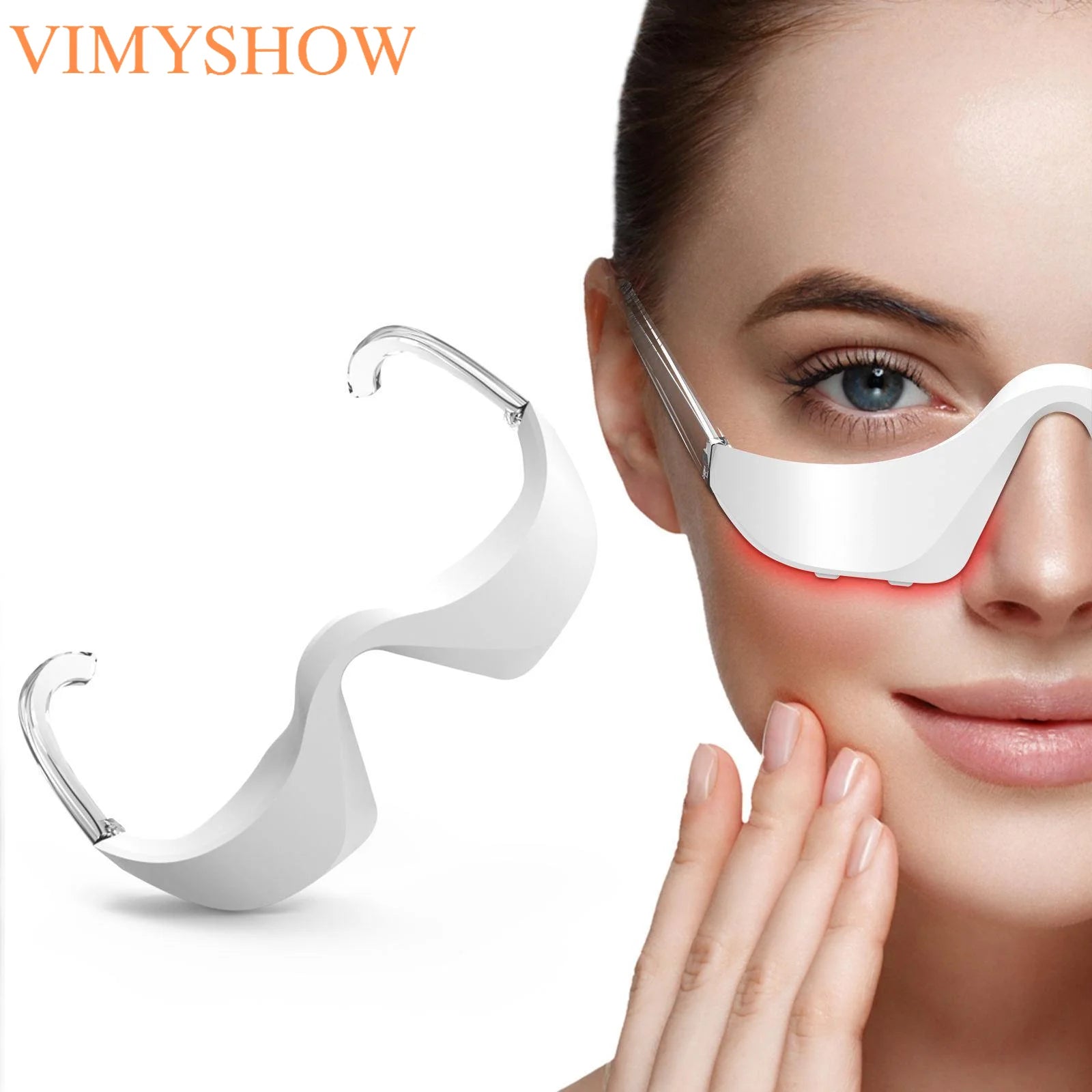 Red Light Eye Massager and LED Beauty Device for Anti Aging Skin Care Routine - 7