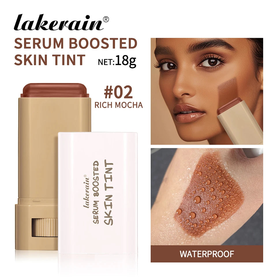 Skin Tint Stick and Serum Foundation for Natural Everyday Makeup Coverage - 7