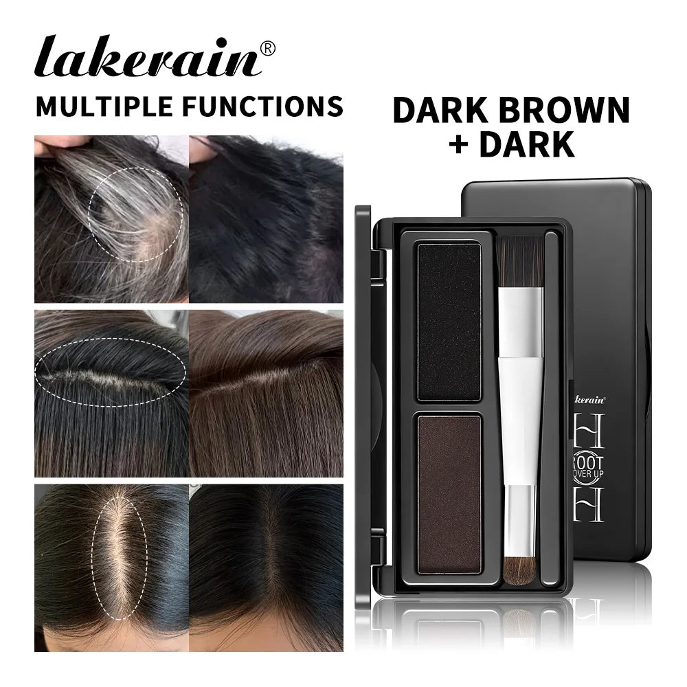 Hair Root Cover Up Powder and Hairline Shadow Makeup for Gray Hair Coverage