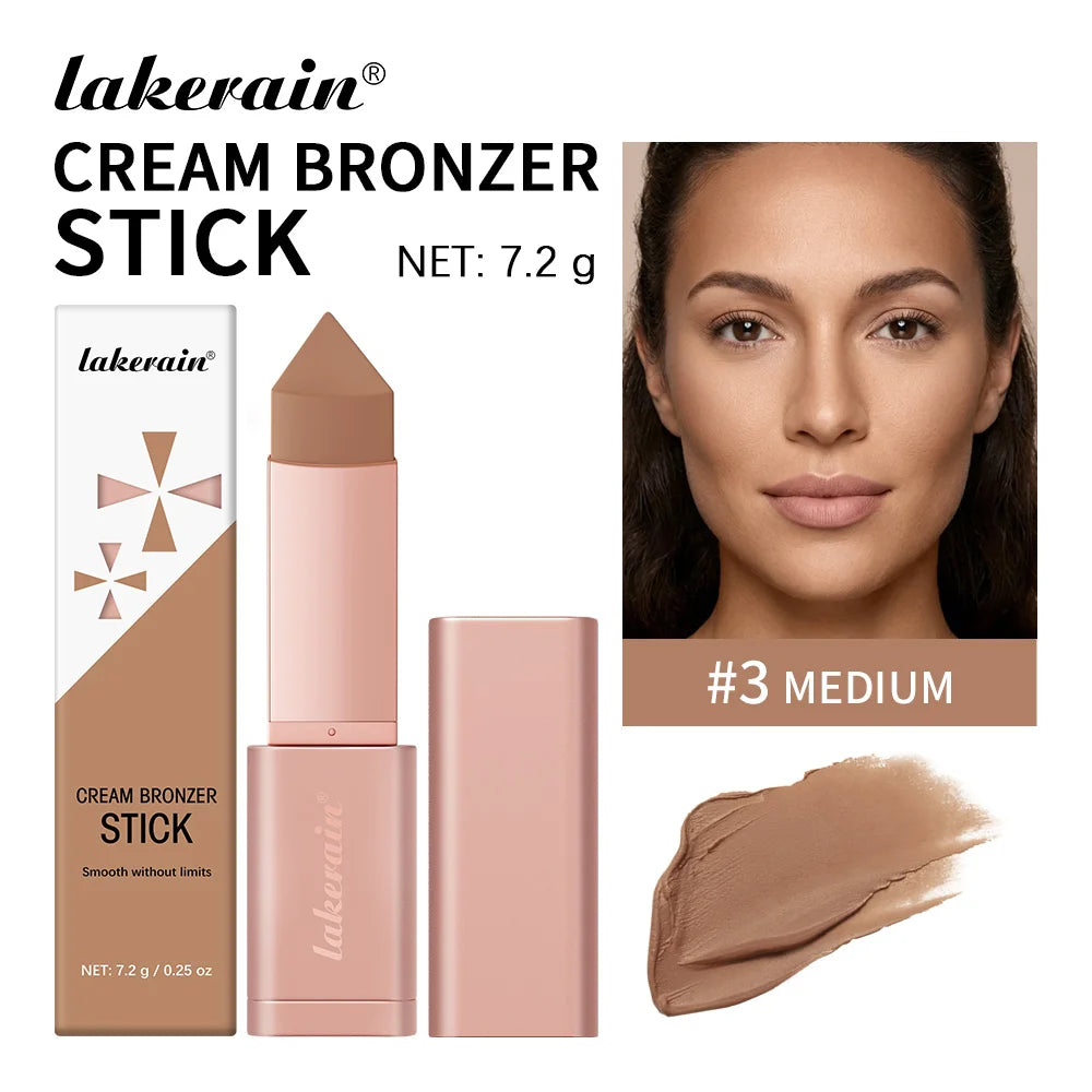 Cream Bronzer Stick and Face Contour Makeup for Everyday Sculpted Beauty - 22