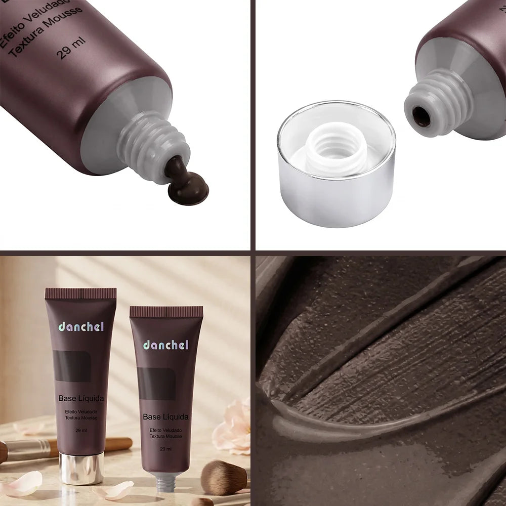 Liquid Foundation and Velvet Matte Makeup Base for Flawless Daily Face Coverage - 5