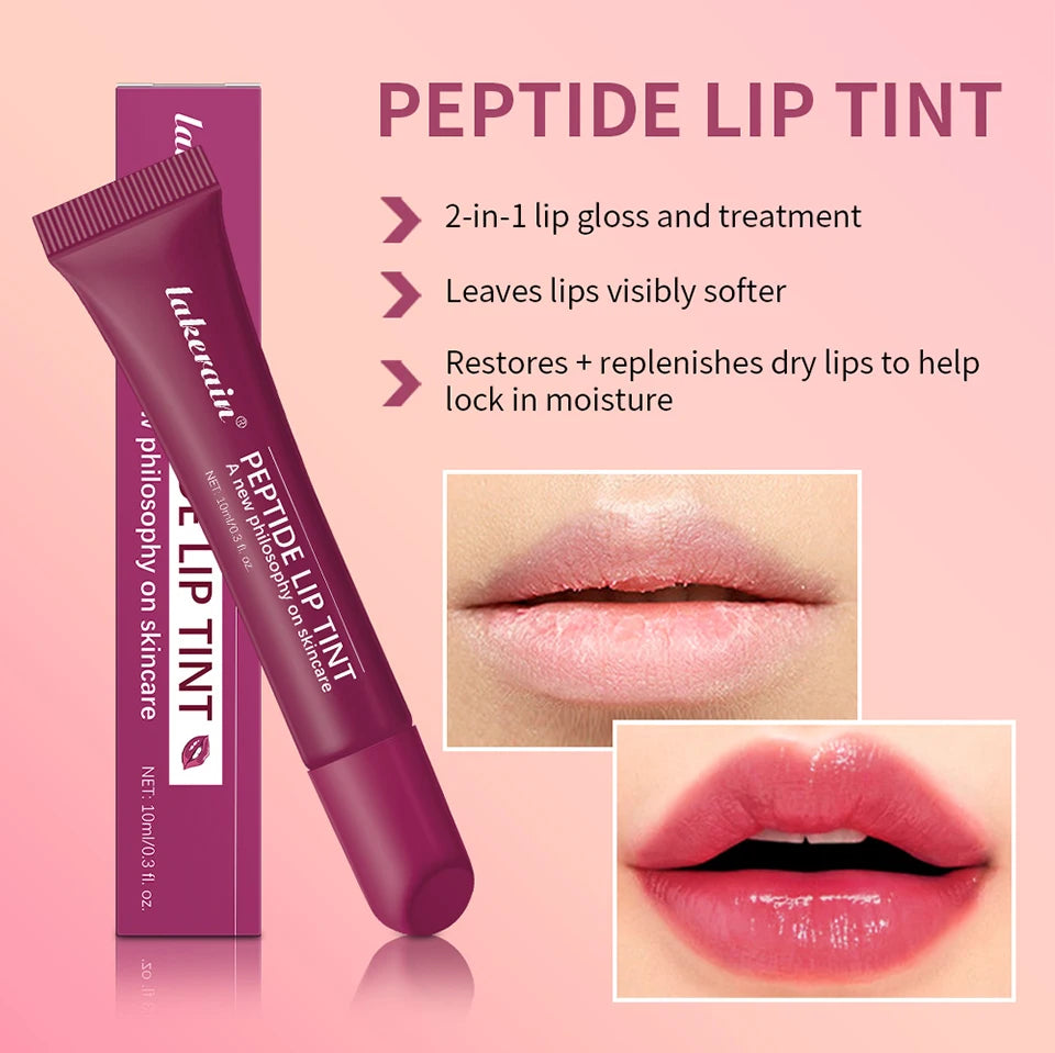 Peptide Lip Tint and Hydrating Lip Gloss for Daily Makeup and Lip Care Routine - 12