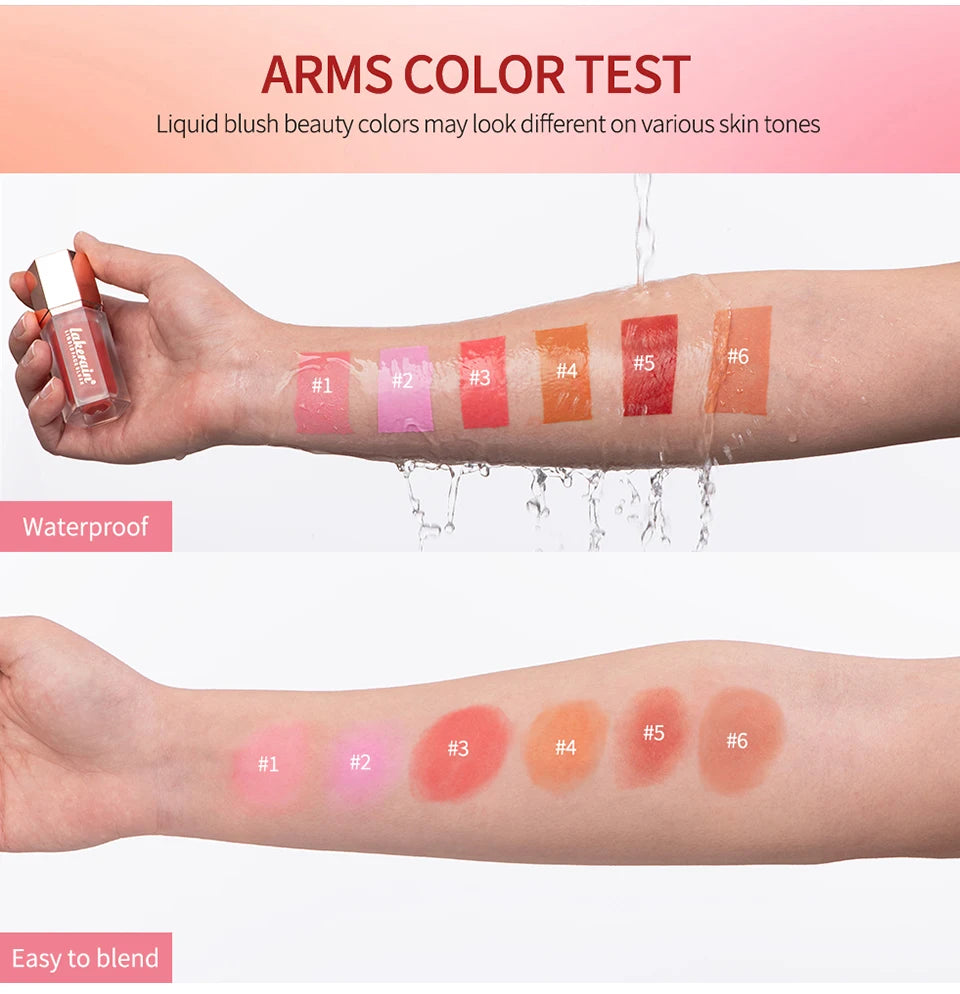 Liquid Blush and Cream Face Tint for a Natural Long Lasting Daily Makeup Glow