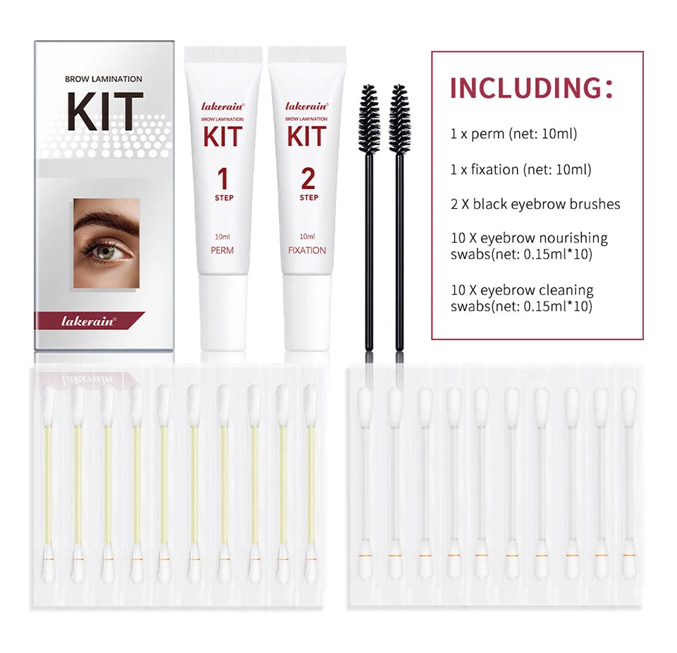 Brow Lamination Kit and Eyebrow Lifting Set for Professional Salon Style Brows