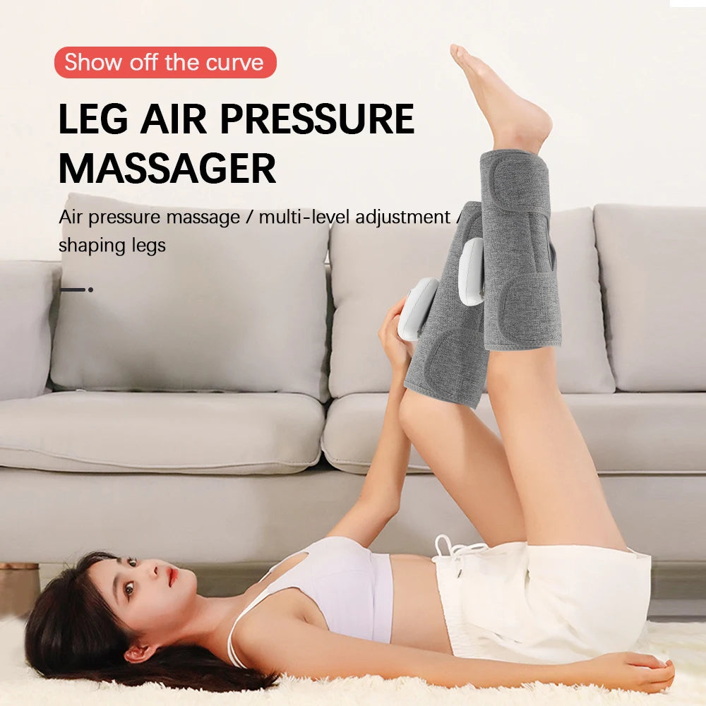 Air Compression Calf Massager and Leg Recovery Wrap for Sedentary Workers