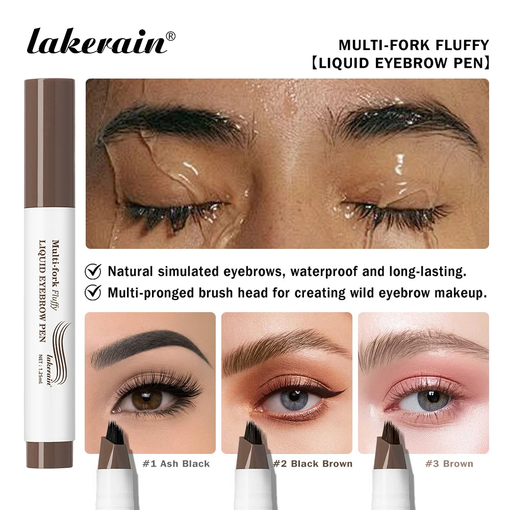Liquid Eyebrow Pen and Tattoo Brow Tint for Natural Definition and Daily Makeup