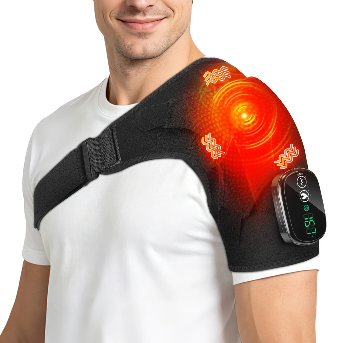 Neck and Shoulder Massager and Heating Wrap for Office Home and Travel Comfort