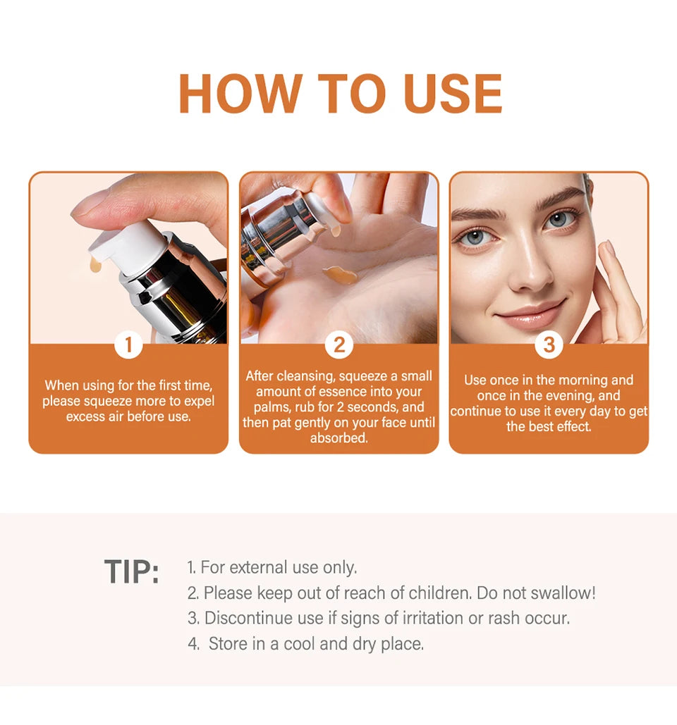 Vitamin C Face Serum and Hydrating Skin Essence for Daily Radiant Facial Care - 12