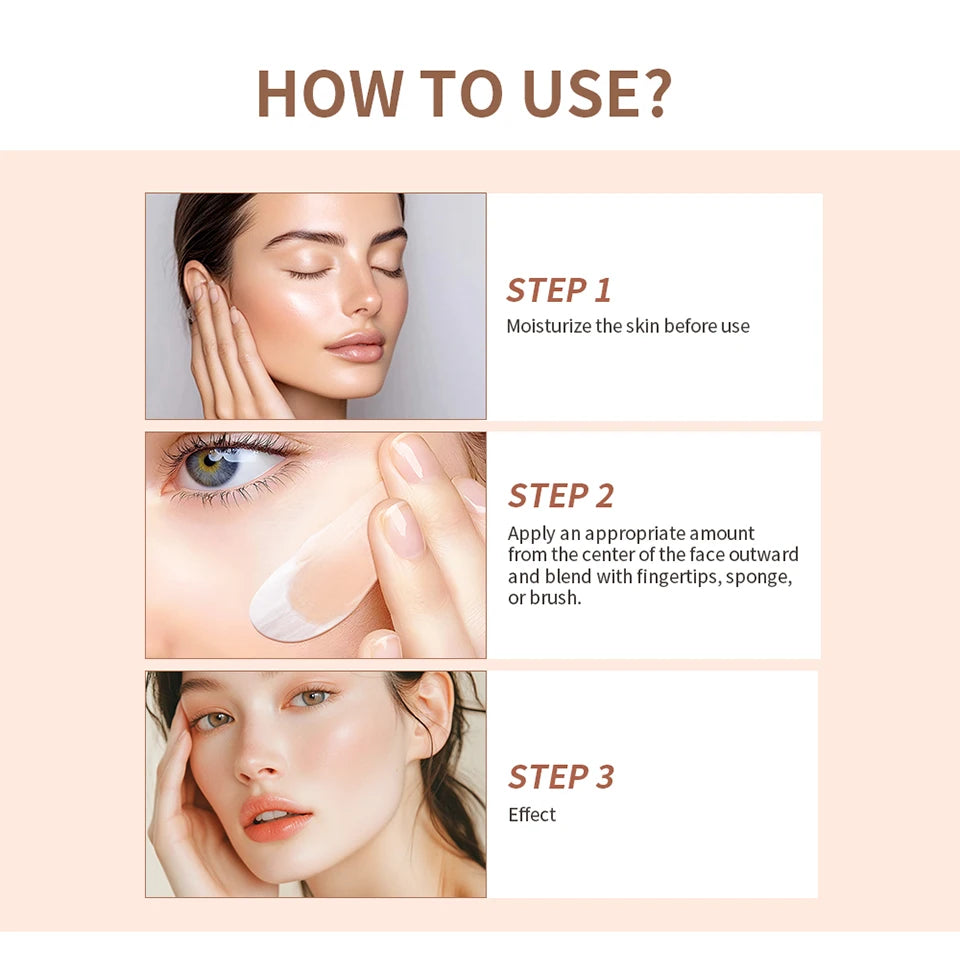 Color Changing Foundation and Face Makeup Base for Daily Natural Coverage - 13