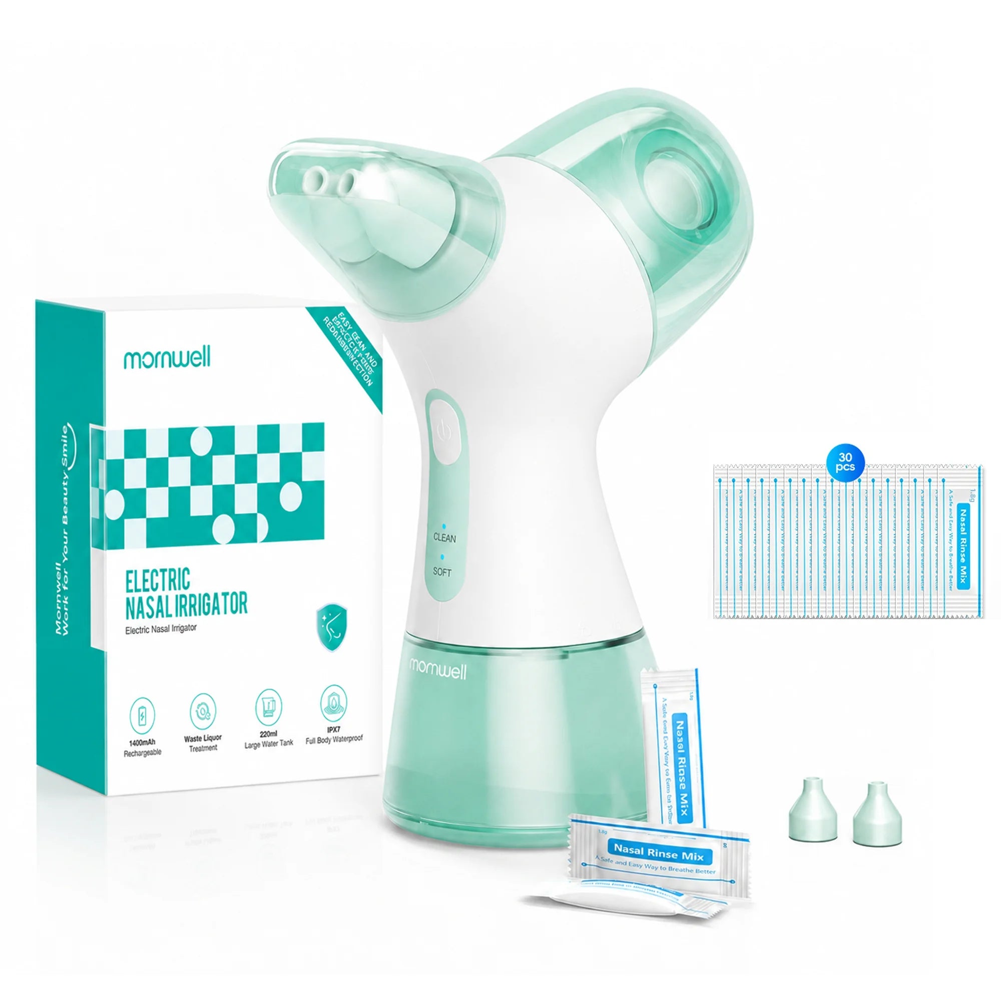 Electric Nasal Irrigator and Sinus Rinse Machine for Daily Allergy Relief - 15