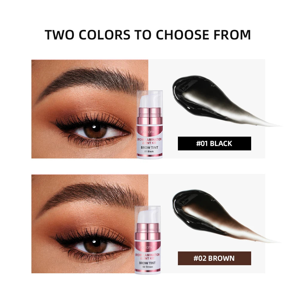 Brow Lamination and Eyebrow Tinting Kit for Professional Salon Results at Home - 4