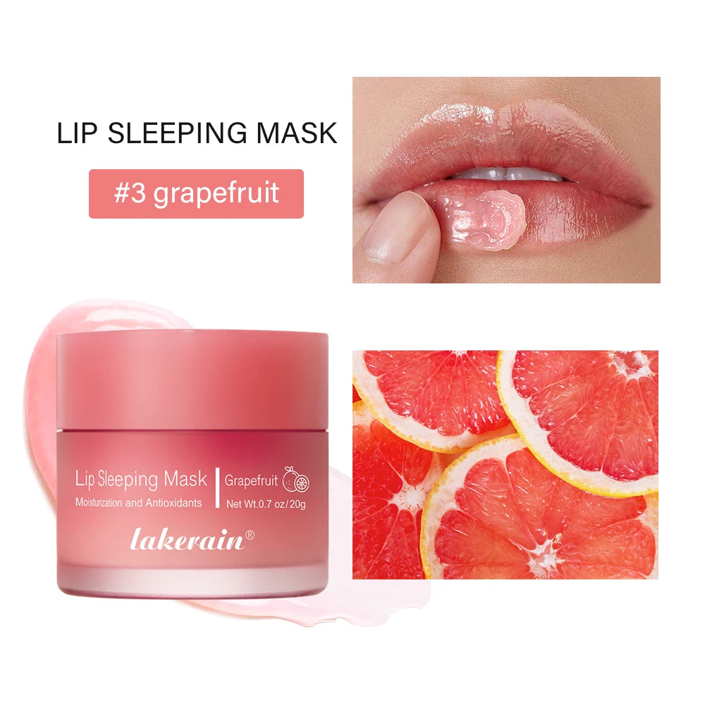 Lip Sleeping Mask and Hydrating Lip Balm for Dry Cracked Lips Overnight Repair