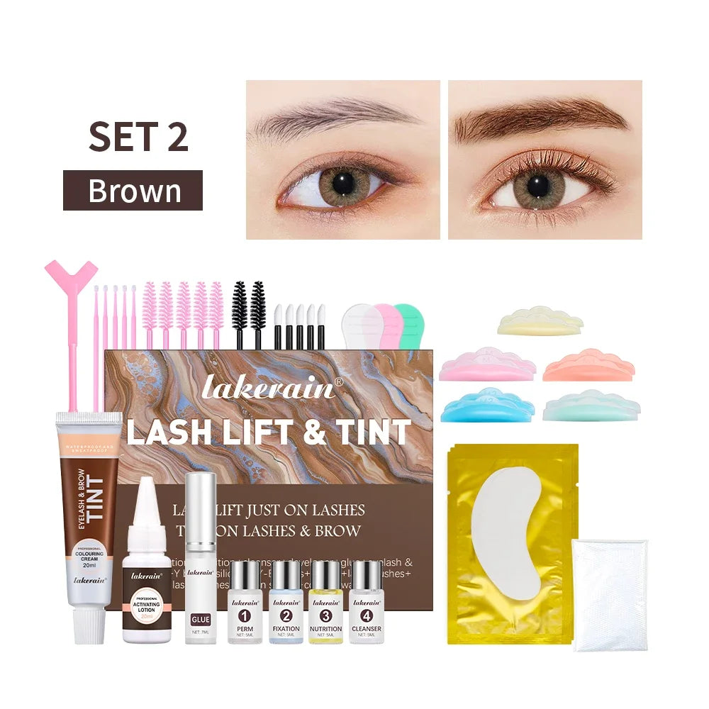 Lash Lift and Tint Kit and Eyelash Perming Set for Professional Eye Makeup