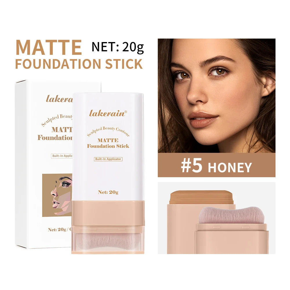 Matte Foundation Stick and Cream Concealer for a Flawless Daily Makeup Look - 23