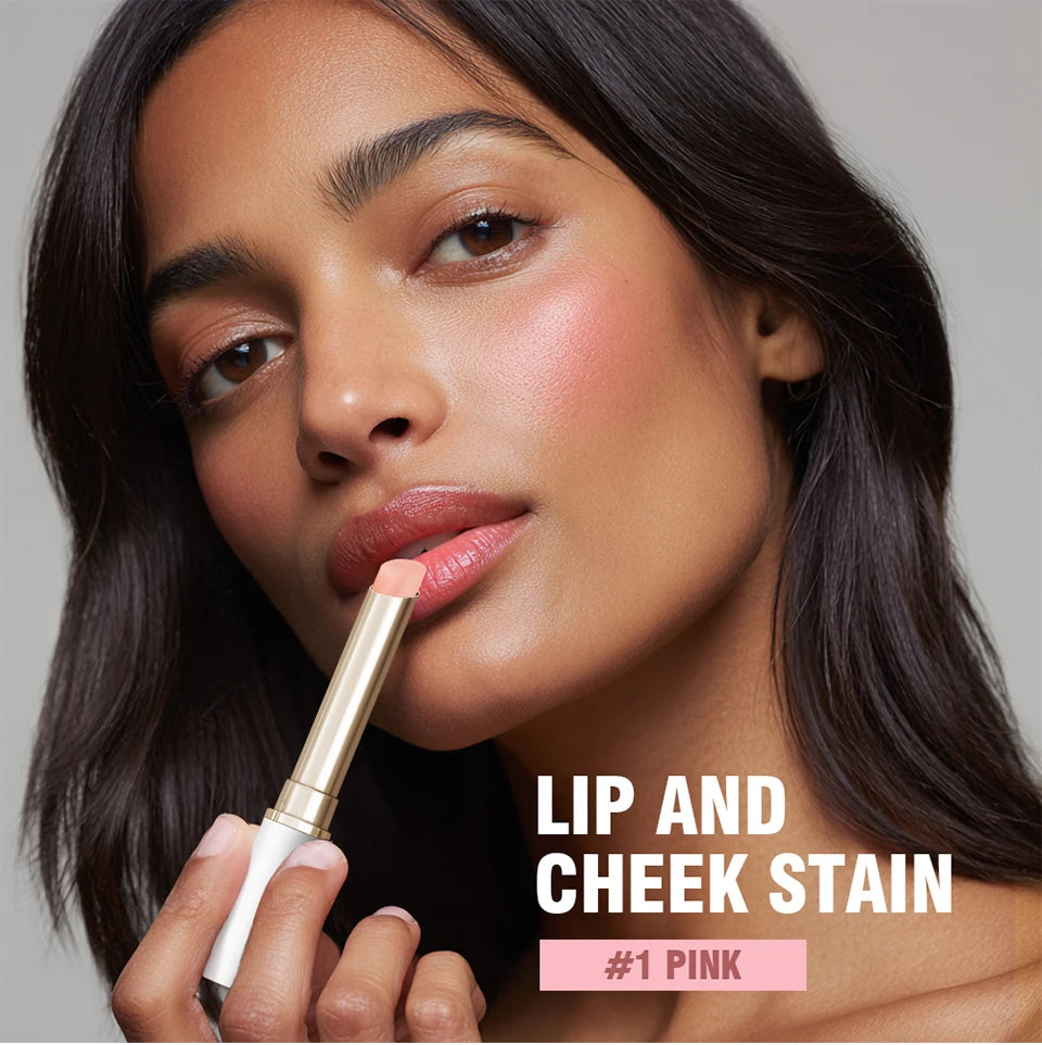 Lip and Cheek Stain and pH Color Changing Balm for Natural Daily Makeup Looks - 7