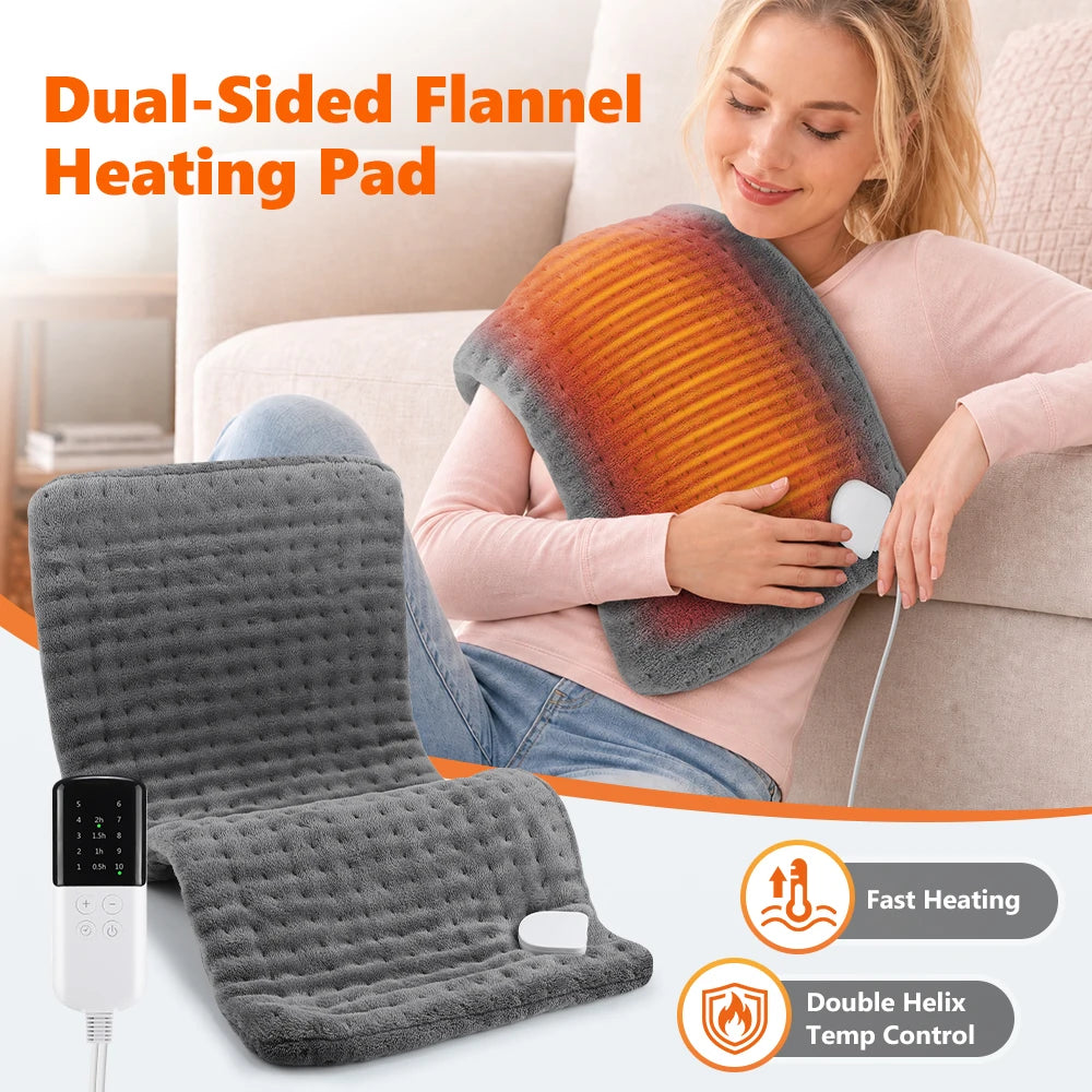 Electric Heating Pad and Thermal Warming Mat for Home and Office Pain Relief Sessions - 1