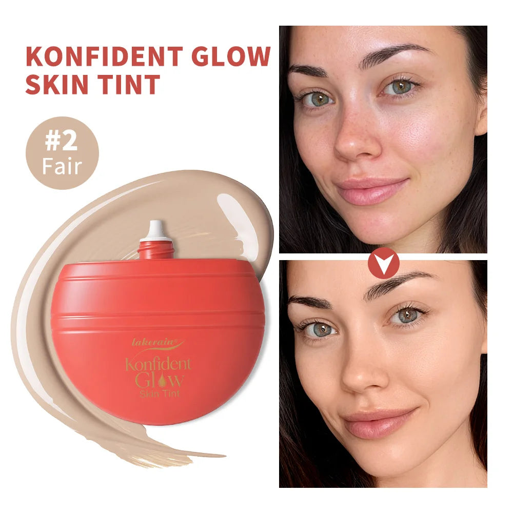 Skin Tint Foundation and Liquid Makeup Base for Daily Radiant Complexion - 1
