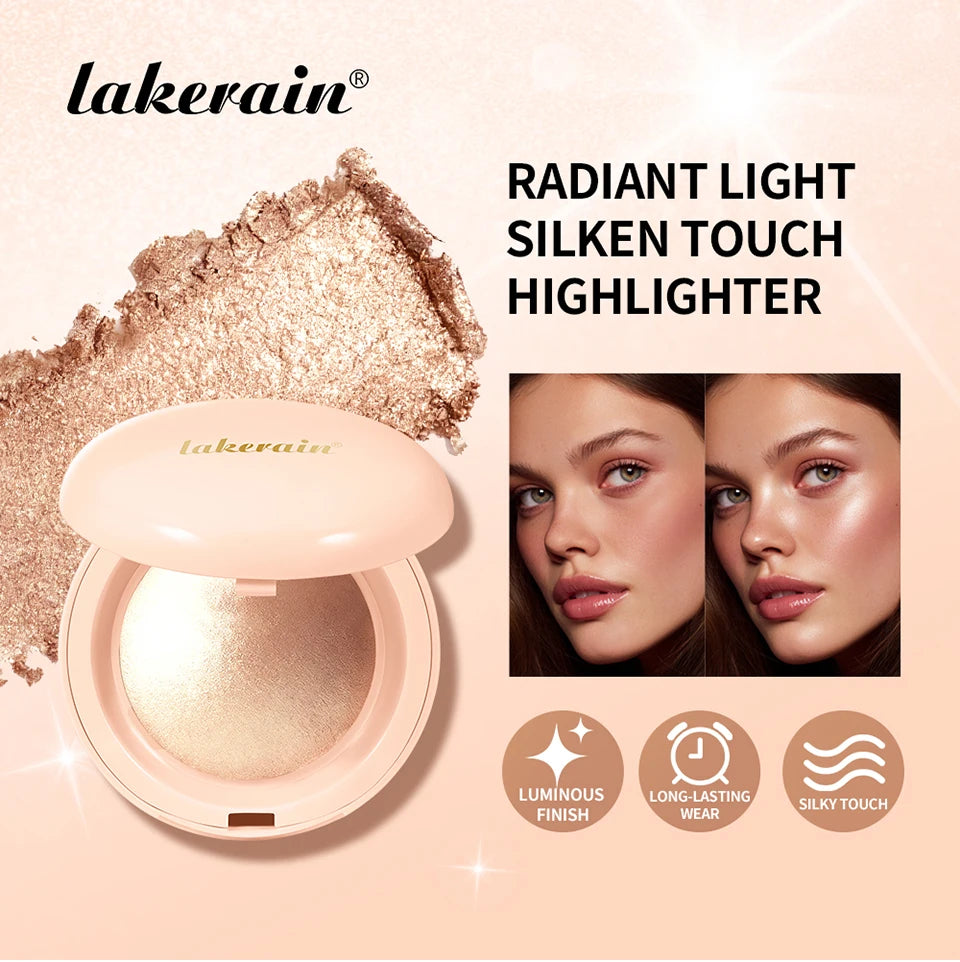 Shimmer Highlighter Powder and Face Illuminator for Glowing Radiant Makeup - 7