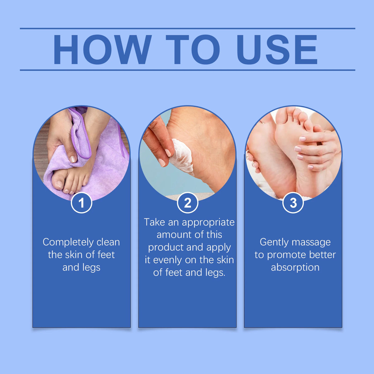 Urea Moisturizing Foot Cream and Cracked Heel Repair for Rough Dry Skin Care