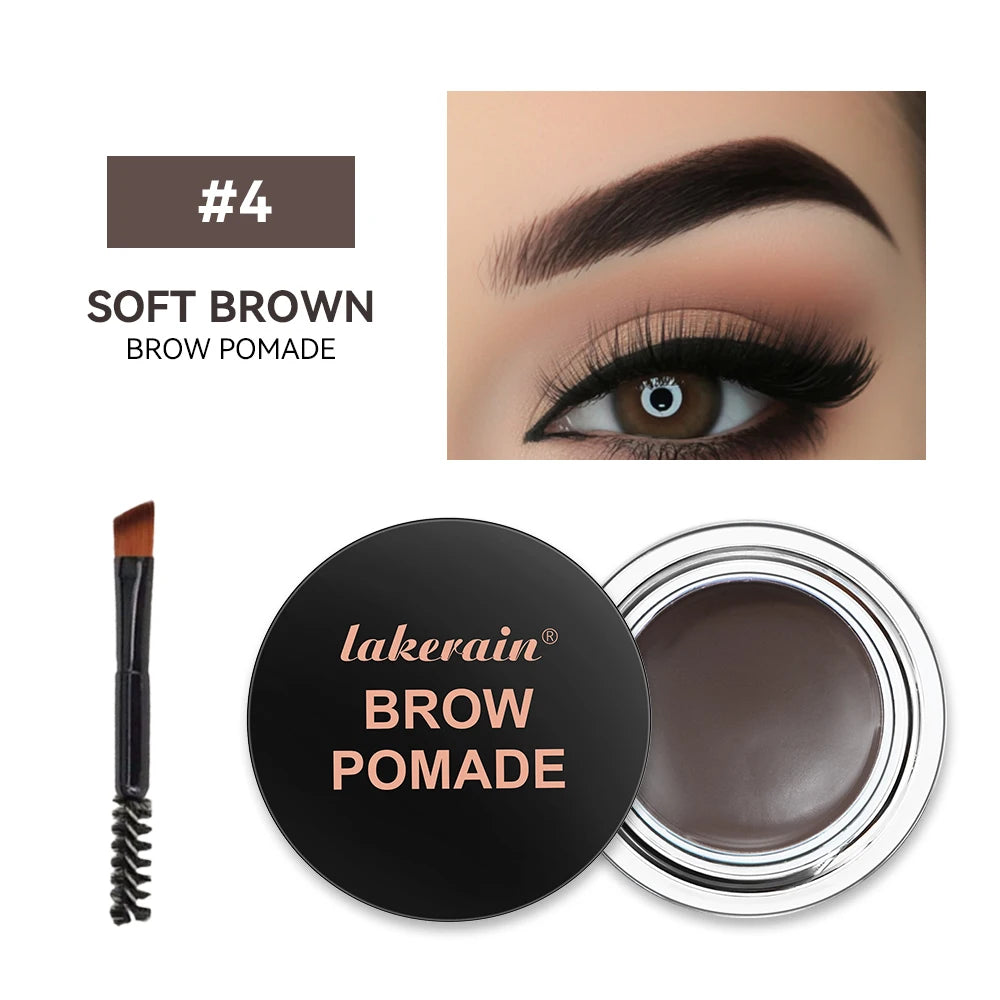 Brow Pomade and Eyebrow Enhancer Gel for Long Lasting Natural Looking Makeup