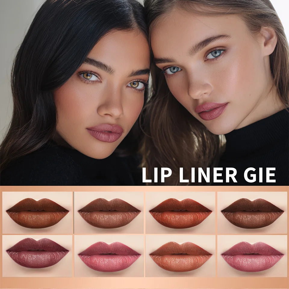 Lip Liner Stain and Waterproof Lip Contour Pen for Precise Long Lasting Makeup - 10