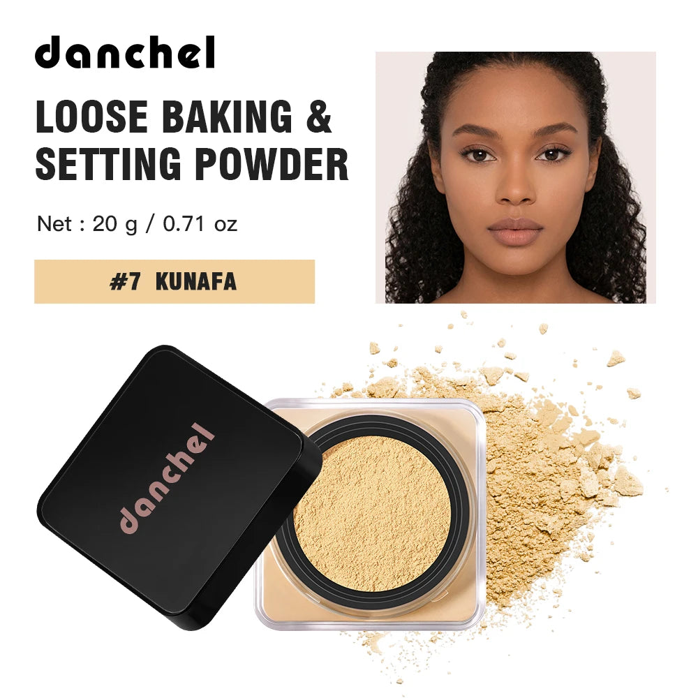 Loose Baking Setting Powder and Face Finishing Makeup for Long Lasting Matte Looks - 19