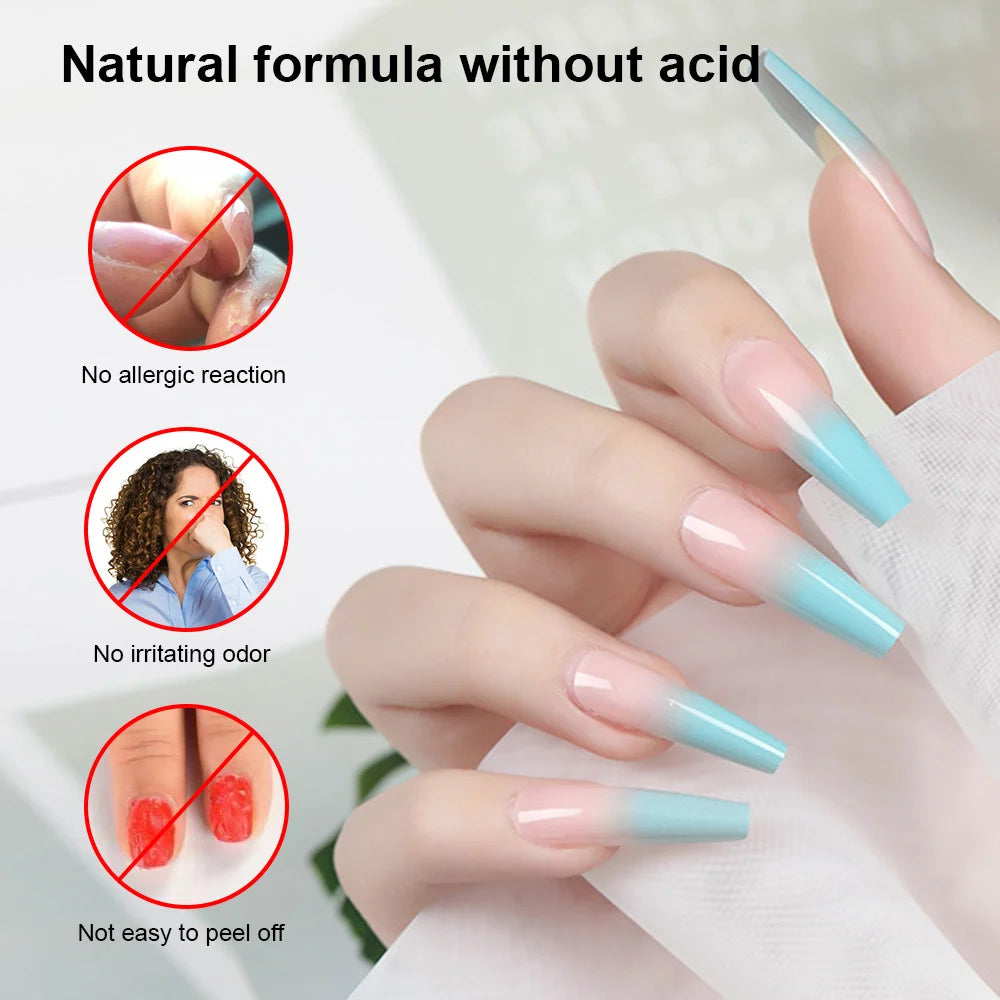 Nail Prep Dehydrator and Acid Free Primer set for long lasting gel manicure - 5