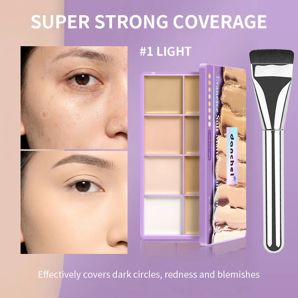 Cream Concealer Palette and Makeup Contour Kit for Flawless Daily Face Sculpting - 19