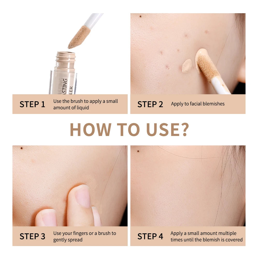 Liquid Concealer and Full Coverage Makeup for Flawless Daily Skin Perfection