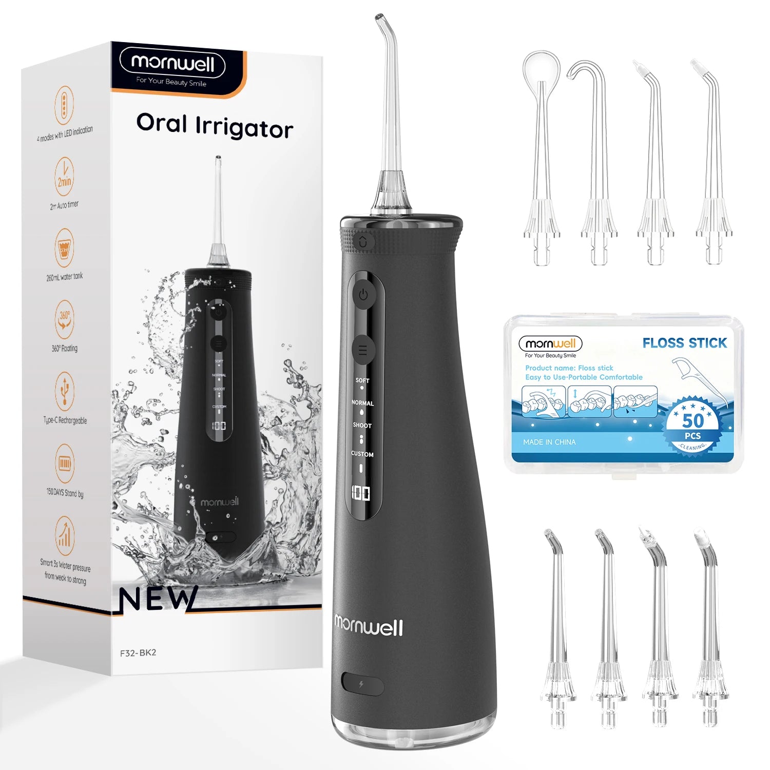 Electric Oral Irrigator and Water Flosser for Daily Dental Teeth Cleaning - 17