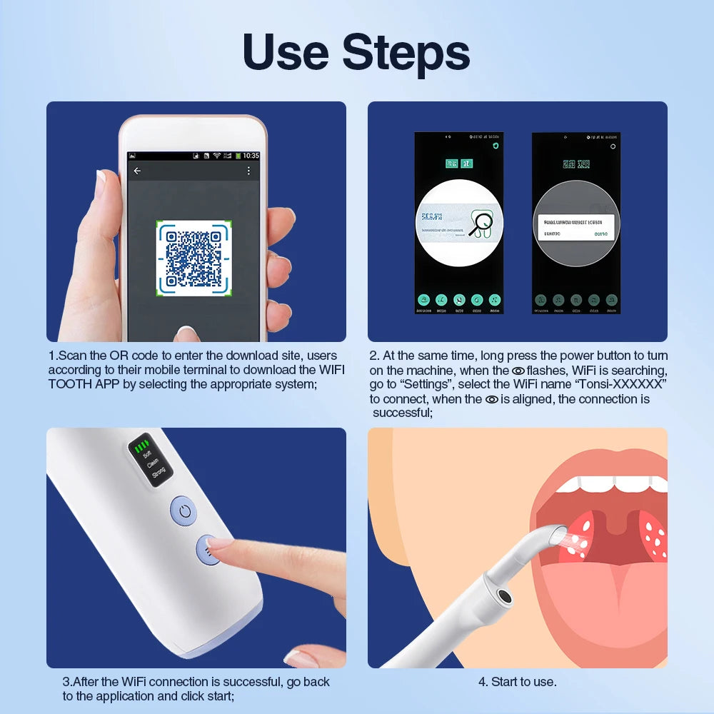 Tonsil Stone Remover and Oral Vacuum Tool for Clearing Bad Breath at Home - 13