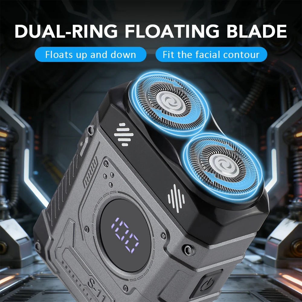 Electric Shaver and Portable Grooming Razor for Daily Travel and Home Use