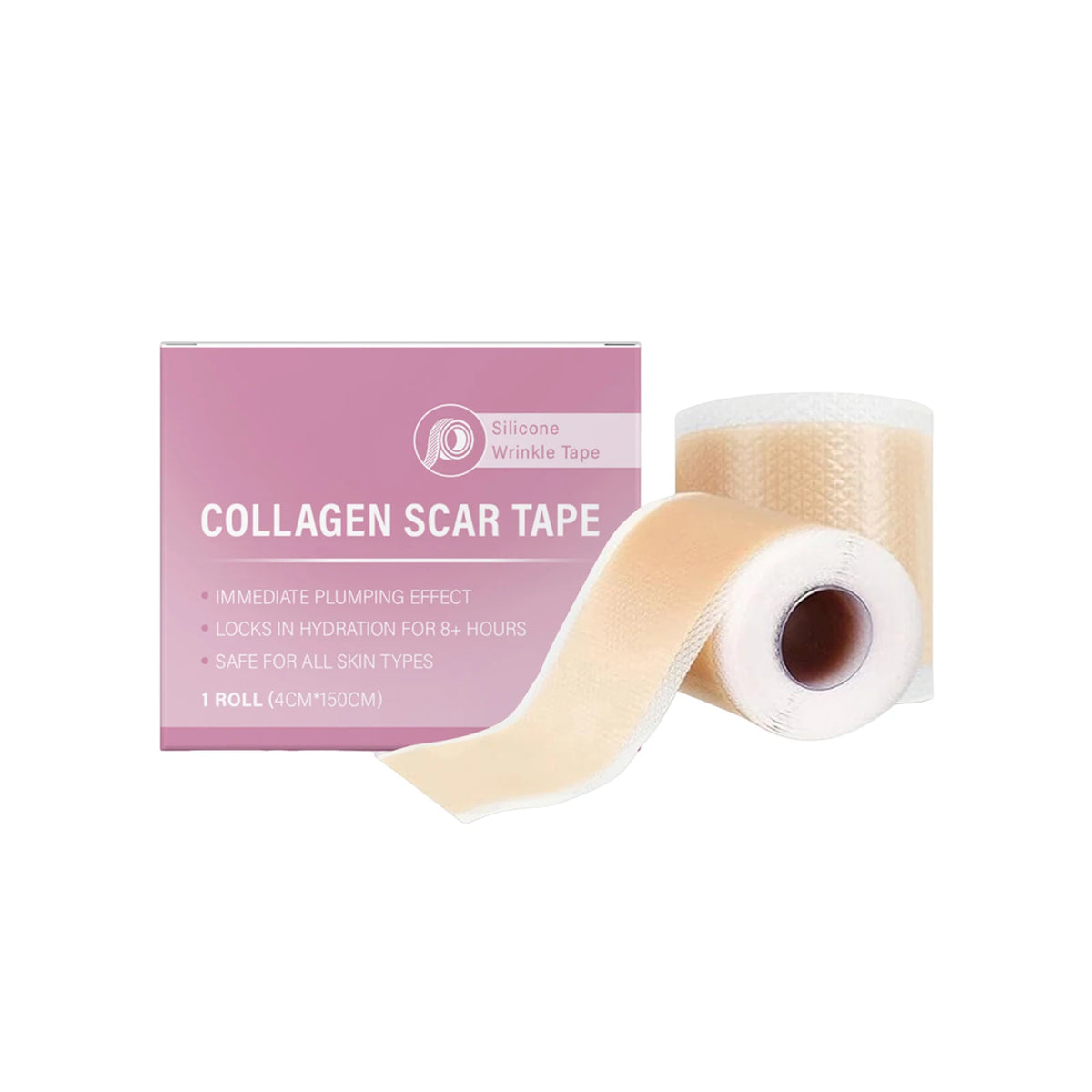 Silicone Collagen Scar Tape and Wrinkle Patch for Smoother Skin and Better Texture