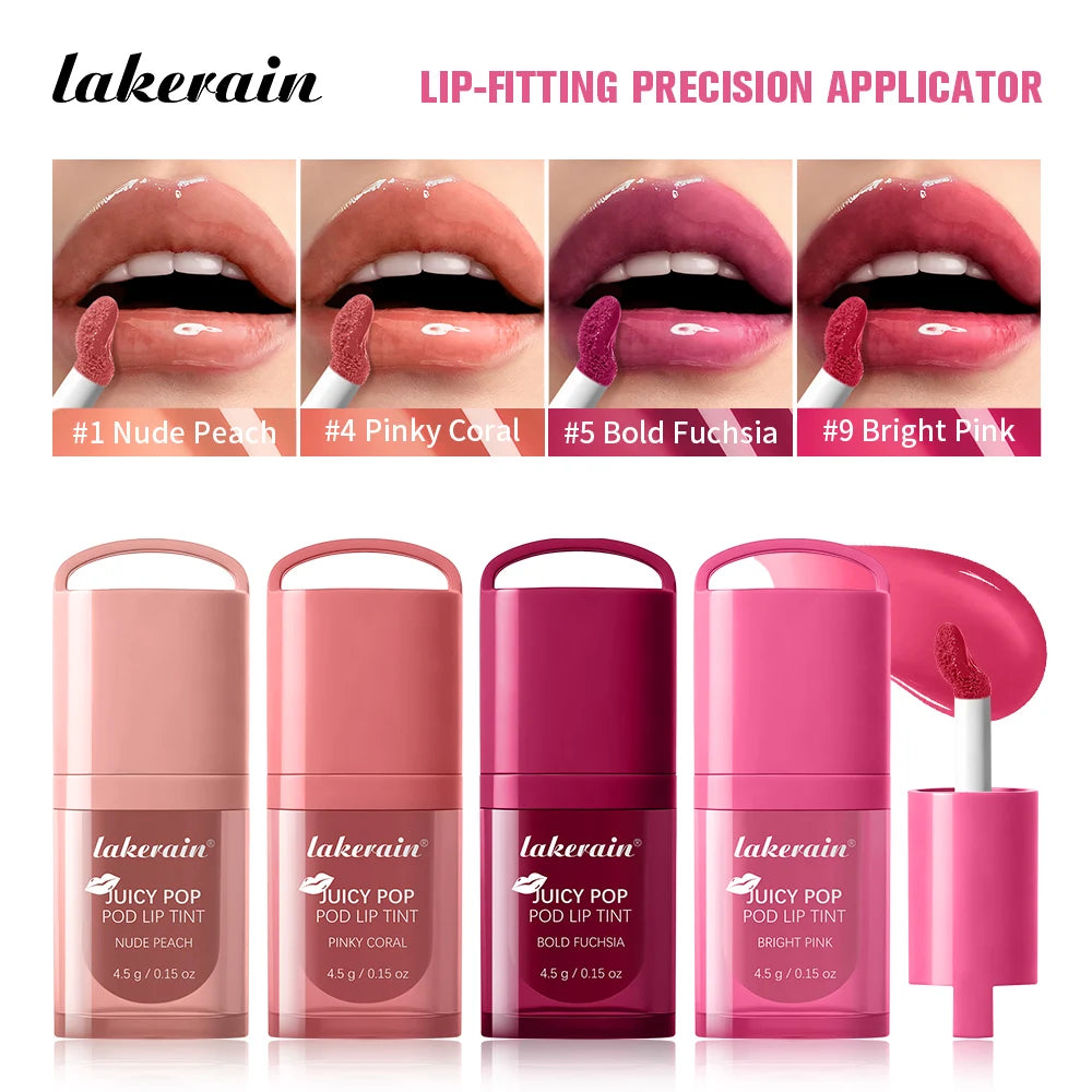 Juicy Pop Pod Lip Tint and Moisturizing Gloss for Daily Hydrating Makeup