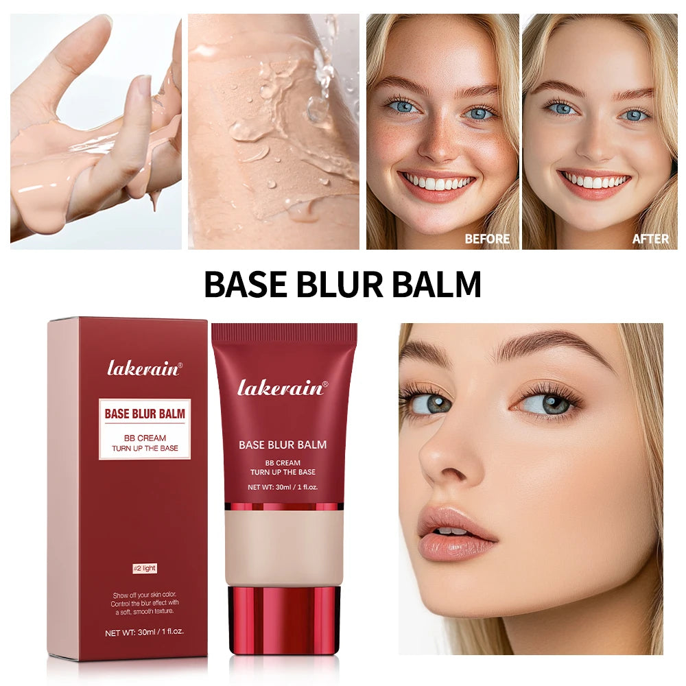 Base Blur Balm and Oil Control Foundation for a Smooth Matte Daily Makeup - 4