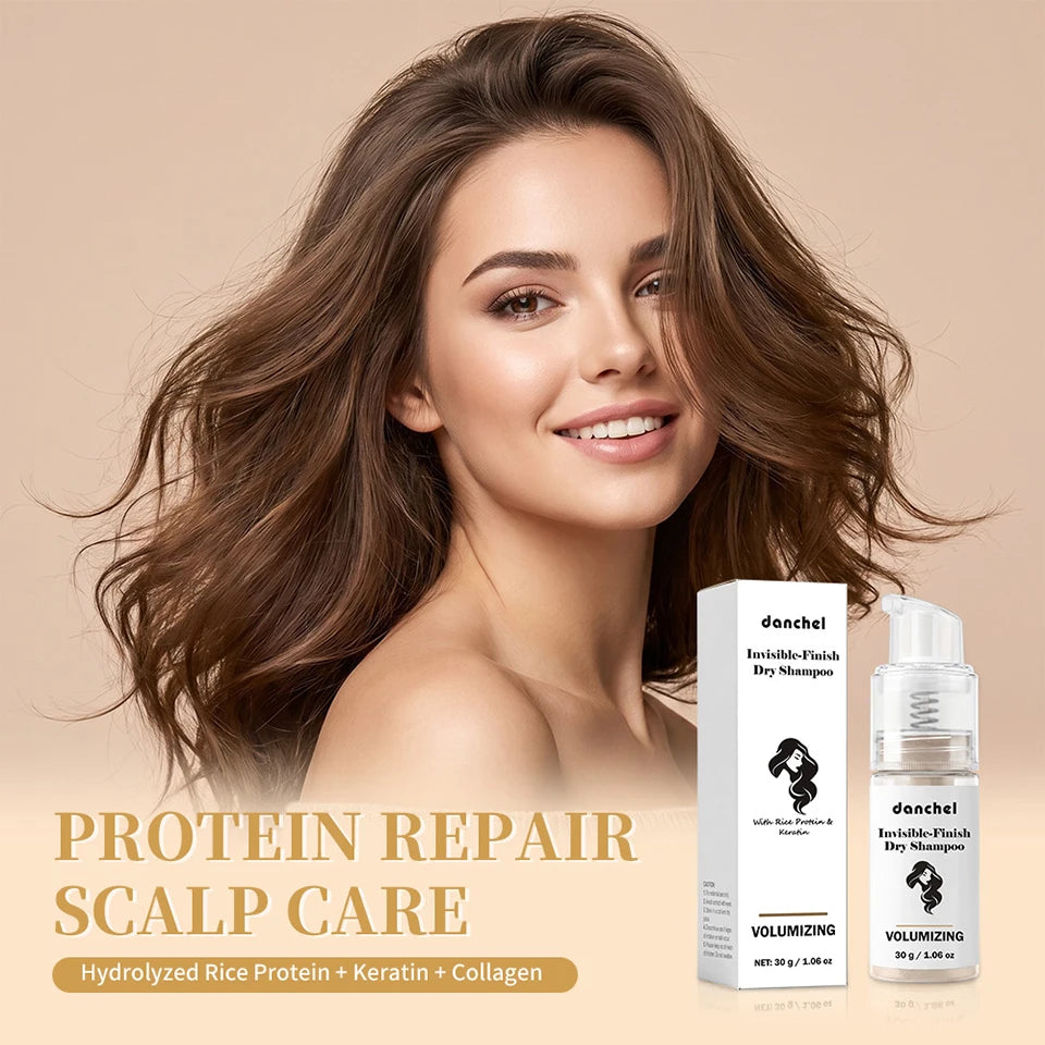 Dry Shampoo Powder and Hair Volumizing Spray for Refreshing Roots on the Go - 8